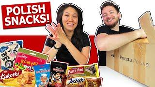 WE TRY POLISH SNACKS & CANDY FOR THE FIRST TIME