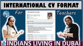 International Teachers CV step by step guide with example  #teachabroad #teachers #teachingjobs