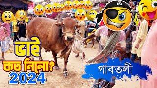 Bhai Koto Nilo? Gabtoli Gorur Haat 2024 Qurbani Cow Price in Bangladesh Gabtoli Cow Market