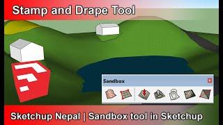 The ULTIMATE GUIDE to Sandbox Tools in SketchUp  Stamp and Drape Tool