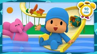 POCOYO in ENGLISH - Playing in the Swimming Pool 90 min Full Episodes VIDEOS & CARTOONS for KIDS