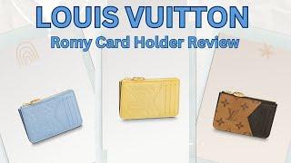 LOUIS VUITTON ROMY CARD HOLDER REVEAL