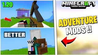 Top 5 Best Adventure Mod Minecraft PE  Best Modsaddons mcpe 1.20