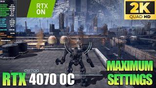 Armored Core Vi Fires Of Rubicon  RTX 4070  2K Ultra Settings  Ray Tracing Maximum