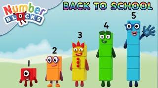 @Numberblocks- #BacktoSchool  Meet Numbers 1-5  Learn to Count