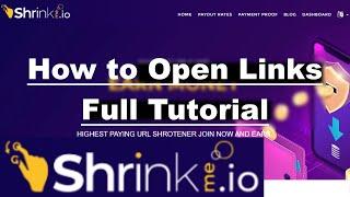 How to Open shrinkme.io  Links  In Smartphone & Desktop Full Tutorial