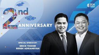 SEA Today 2nd Anniversary Special Speech by Erick Thohir Ririek Adriansyah