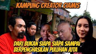 SEMUA ORANG NGONTEN‼️MENGUNJUNGI KAMPUNG KREATOR BANG JACK DAN WA DOYOK DI CIAMIS