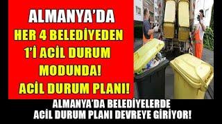 Almanyada belediyeler kriz Belediyeler acil durum moduna girdi #almanyahaberleri