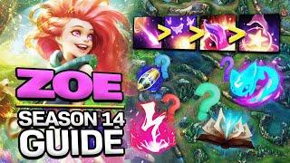 The Only ZOE Guide YOU Need to Climb to Challenger In Season 14  League of Legends