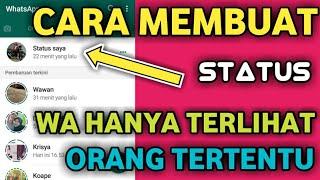 cara status wa tidak bisa dilihat orang tertentu