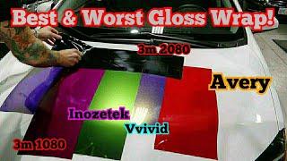 New Brand Game Changer 3m Inozetek Vvivid and Avery face-off. Best and worst gloss film