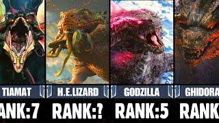Ranking MONSTERS & TITANS Other Than Godzilla & Kong  Godzilla x KongThe New Empire