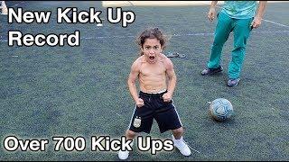 5 Year Old Arat Hosseini Does Over 700 Kick Ups