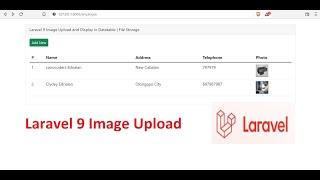 Laravel 9 Image Upload and Display in Datatable  File Storage