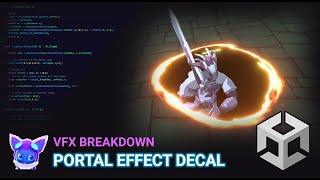 Unity  How to make a Portal Decal Effect VFX Breakdown