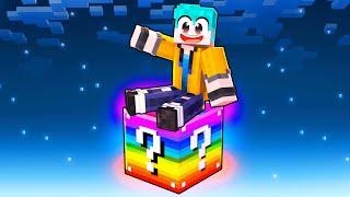 Minecraft mas em UM LUCKY BLOCK