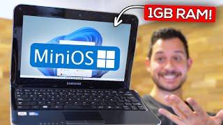 Instalo MiniOS el WINDOWS que RESUCITA cualquier PC