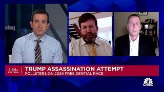 Dont believe Trump will get a huge bounce out of the assassination attempt says Frank Luntz