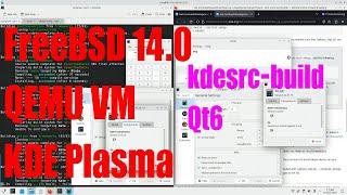 Install FreeBSD 14.0 in QEMU VM with KDE Plasma tutorial kdesrc-build Qt6 - November 2023 - 3dbb0872