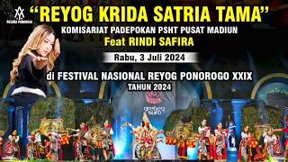 SPEKTAKULER.. Reog Krida Satria Tama PSHT Pusat Madiun Feat RINDI SAFIRA Gemparkan FNRP 2024 