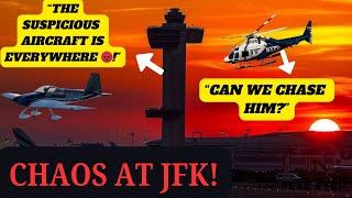 69 years old pilot goes rogue at JFK intercepted by NYPD  #atc