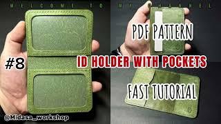 ID AND DRIVING LICENSE HOLDER FAST TUTORIAL  FREE PDF PATTERN