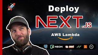 Complete TUTORIAL on deploying Next.js to AWS Lambda with SST Neon Postgres Drizzle ORM and more