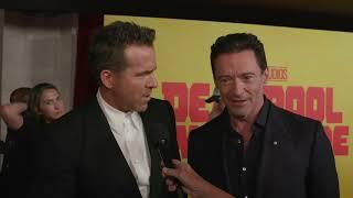 DEADPOOL AND WOLVERINE PREMIERE SOUNDBITES Ryan Reynolds and Hugh Jackman