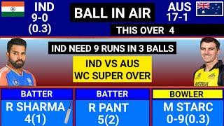 IND Vs AUS Super Over India vs Australia Super 8 T20 World Cup Match Highlights