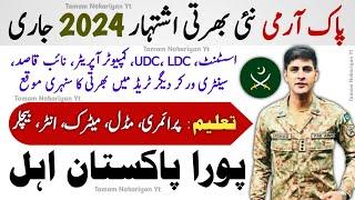Pak Army New Jobs 2024  Pak Army New Civilian Jobs 2024  Pak Army New Male & Female Jobs 2024