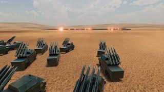 40 Missile Systems VS 20000 M4A1 Soldiers  Battle Simulator