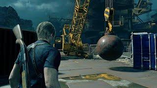 Resident Evil 4 Remake Wrecking Ball Segment Skip Chapter 14