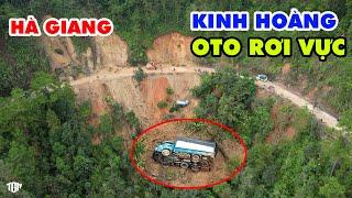 CẬN CẢNH OTO RƠI VỰC KINH HOÀNG TẠI HÀ GIANG ĐỒNG VĂN. TÀI XẾ .... TẮC ĐƯỜNG 2 BÊN RỪNG THÔNG