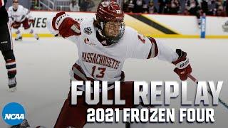 UMass vs. St. Cloud State 2021 Mens Frozen Four Championship  FULL REPLAY