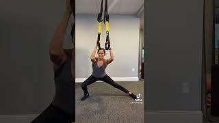 TRX Stretches For Hip Tightness  #physicaltherapists #pelvicfloorexercises #pelvicpt #fitness