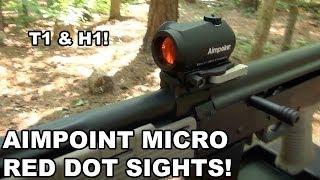 Aimpoint Micro Red Dot Sights T1 & H1 Compared