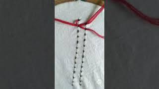 নকশী কাঁথা সেলাই . Traditional Bangladeshi Nokshi Katha Stitch Tutorial part- 1