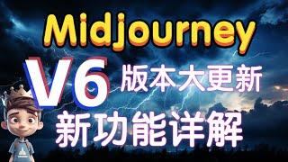 【Midjourney】V6版本大更新！新功能详解