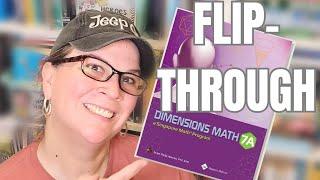 Singapore Dimensions 7 Math Curriculum Flip-Through