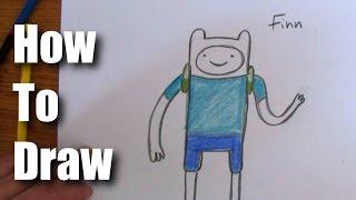 How To Draw Finn From Adventure Time