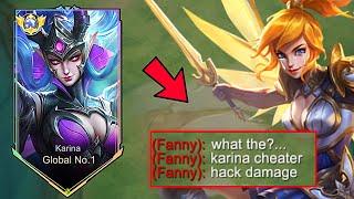 HOW TO DESTROY FANNY USING KARINA? - Mobile Legends