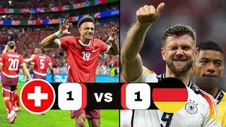 Switzerland Vs Germany  1 - 1   Extended Highlights And Goals  Euro 2024