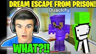 Foolish REACTS To Dream ESCAPE from Prison Dream SMP