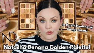 Should You Pick Up The Natasha Denona Golden Palette? Honest Review In Depth Swatches & Look