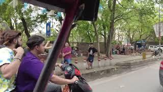 A 4K Rickshaw Tour of North Campus  Streets of Best Colleges in Delhi