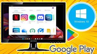 Como INSTALAR PLAY STORE en WINDOWS  10 Android en tu PC