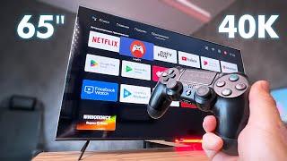 САМЫЙ ПОПУЛЯРНЫЙ 4К ТЕЛЕВИЗОР 65 ДЮЙМОВ за 40К БЕЗРАМОЧНЫЙ ANDROID TV HDR10 Harper 65U770TS