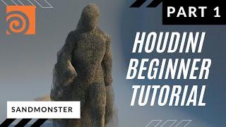 Houdini Beginner Tutorial Sandmonster  Part 1