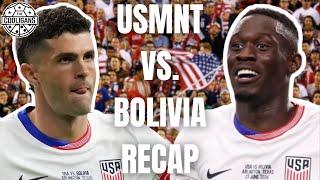 Reacting to the USMNTs 2-0 victory over Bolivia at Copa America  The Cooligans